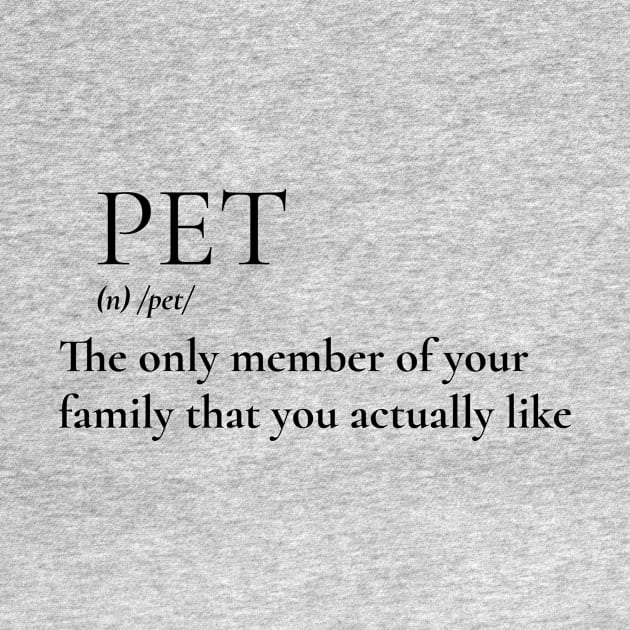 Definition of pet by Urooji